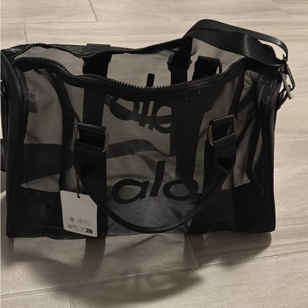 ALO Yoga Black Mesh Bag